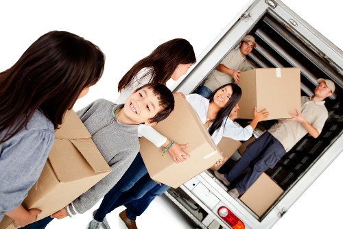 Local removal team preparing for a house move in Woodlands