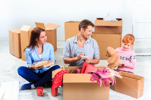Local removals team helping with a home move in Woodlands