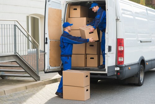 Local man with van service helping with a residential move in Woodlands