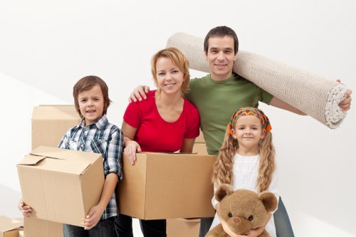 Example house and flat move in Woodlands using man and van service